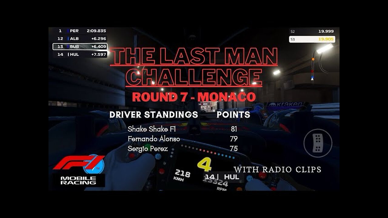 THE LAST MAN CHALLENGE | Round 7- MONACO | F1 MOBILE RACING 2023