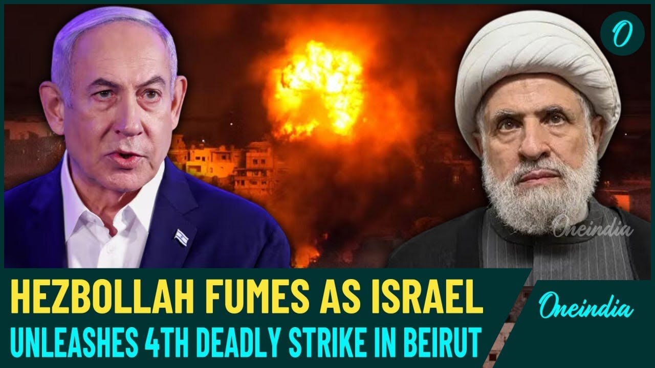 VIDEO| Israeli Warplanes ‘Rain’ Bombs in Beirut; Hezbollah Command Centre, Churches, Buildings Hit