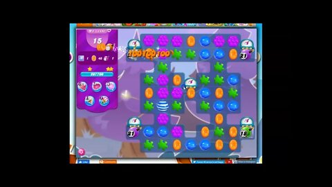 Candy Crush Level 2492 Talktrhough, 35 Moves 0 Boosters