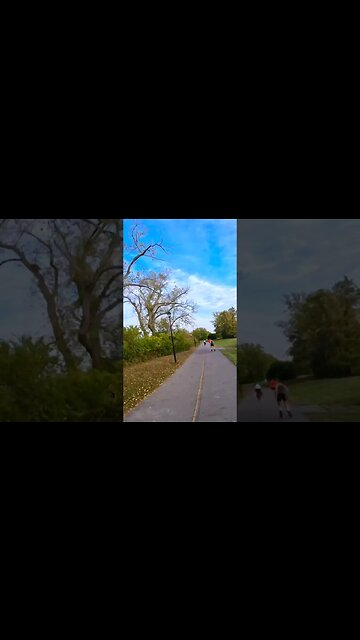 busy evening on the Erie Canal #bikecommute #trails #timelapse