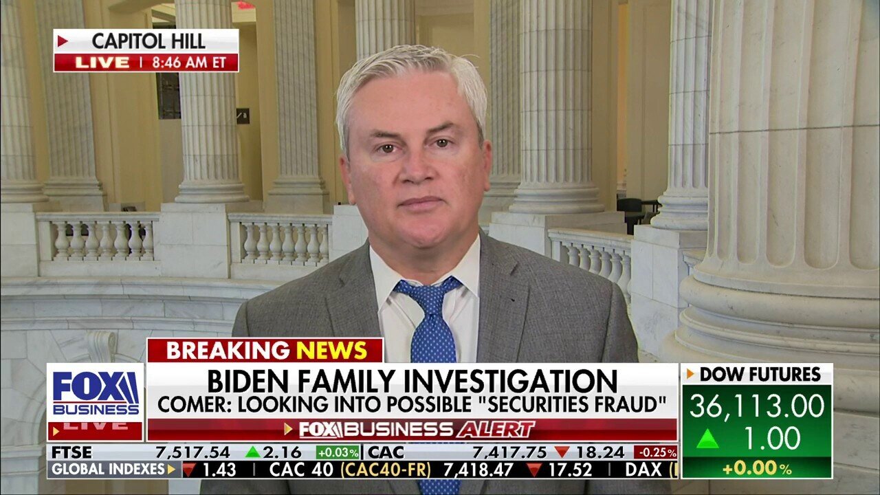 James Comer: Biden Continues To Lie About What He Knew About The Crimes His Family Was Committing