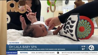 First-of-its-kind baby spa in Michigan aimed at helping infants and parents