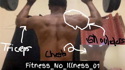 01 Fitness No Illness - Push Day Workout Routine | Chest, Shoulders & Triceps