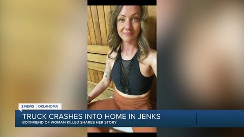 Man speaks out after girlfriend killed in Jenks crash