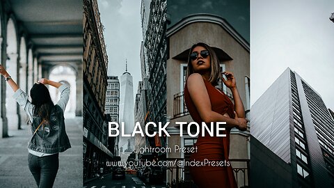 Dark Black Tone Lightroom preset, Lightroom preset, Lightroom.