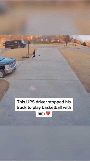 UPS driver just stopped by to play with the little boy ❤️