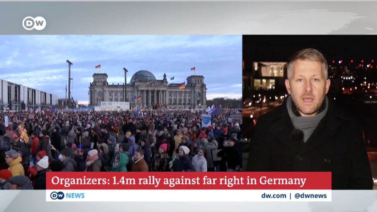 Huge demonstrations across Germany against the 'far right'