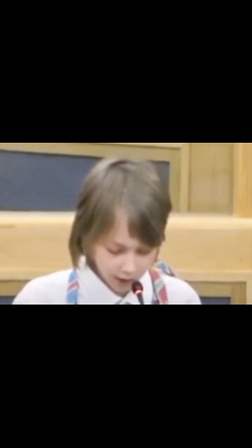 I'm so impressed that a 10-year-old wrote this powerful speech all by they/themselves