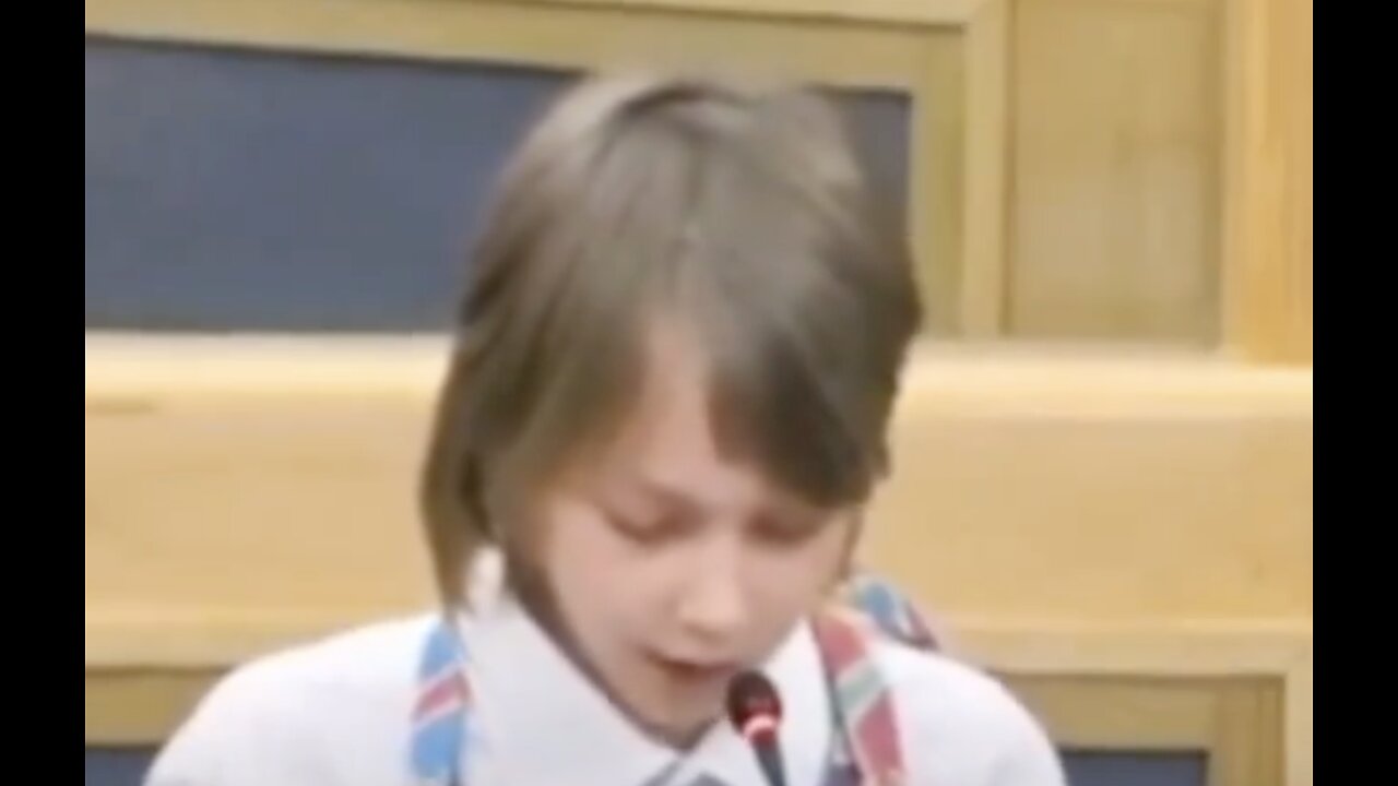 I'm so impressed that a 10-year-old wrote this powerful speech all by they/themselves