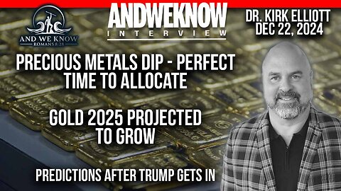 12.22.24: LT w/ Dr. Elliott: Precious Metals DIP - Perfect time to allocate, Gold projected to grow