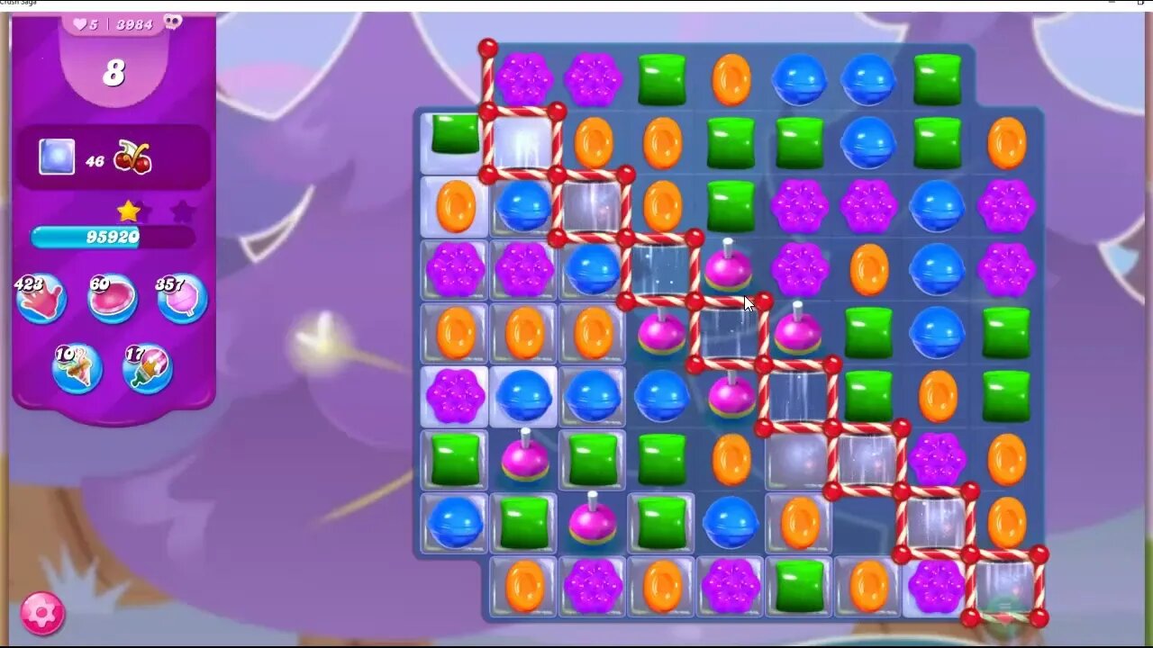 Covid Edition, Day 3: Candy Crush Level 3984 Talkthrough, 18 Moves 0 Boosters