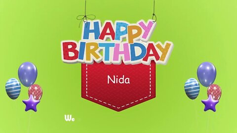 Wish you a Very Happy Birthday Nida