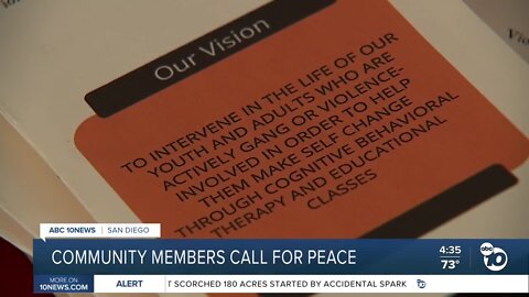 Community members call for peace