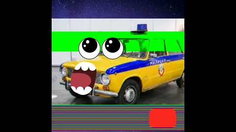 Funny car, police siren sound cartoon sound 🤣
