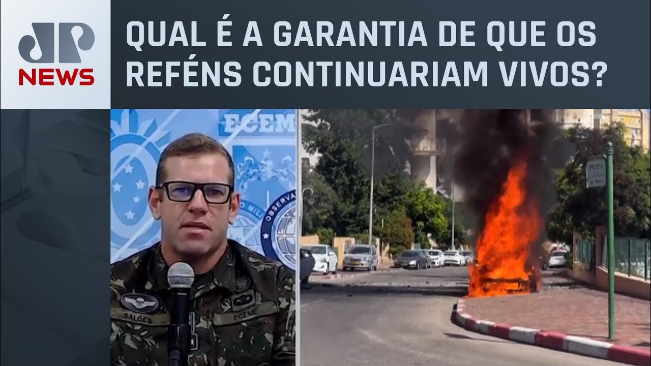 Major comenta a possibilidade de entrada do exército israelense por terra