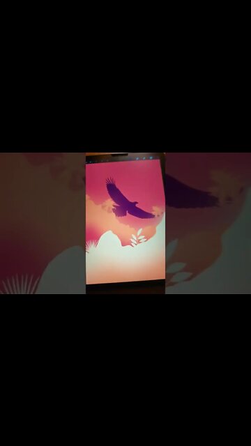 How to Draw Sunset with Eagle? 🦅 - Daily Art nr.131🖌️