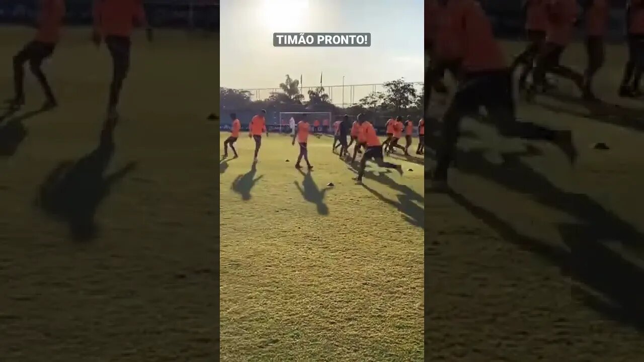 TREINO DO CORINTHIANS #shorts #corinthians