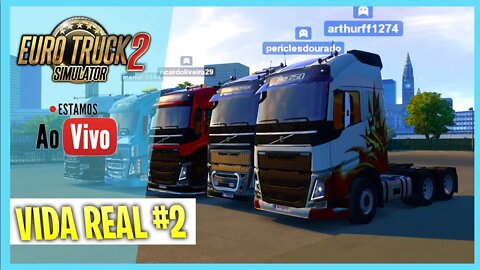 ▶️ETS2 VIDA REAL ONLINE #2 QUAL SERÁ NOSSO PRIMEIRO CAMINHÃO? - MAPA BR BRASIL - ETS2