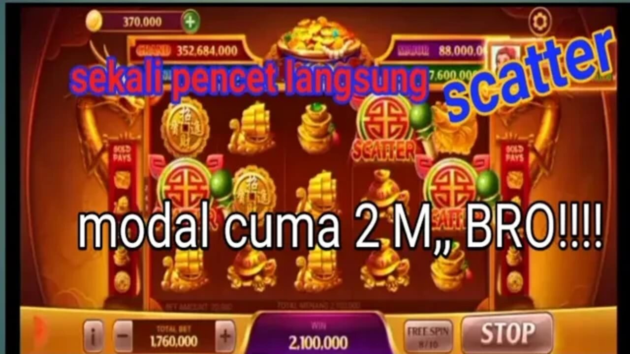 Ruangan Terbaik Duofu Duocai_ modal 2 M_ Scatter Sekali Pencet Bro!!! | Arhpie Peandetau