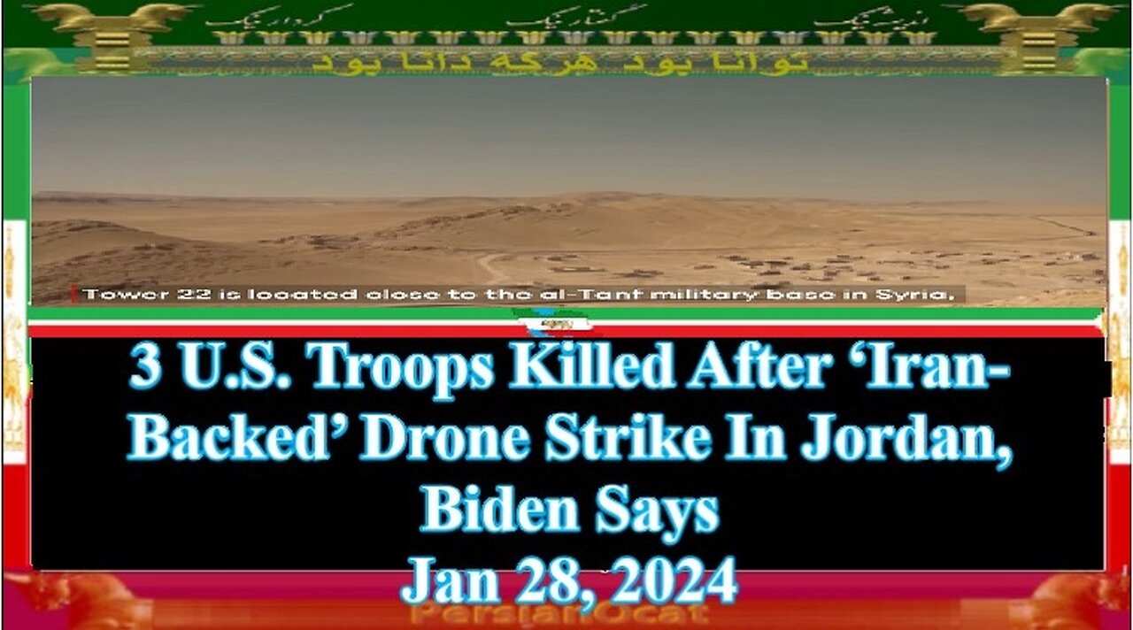3 U.S. Troops Killed After ‘Iran-Backed’ Drone Strike In Jordan, Biden Says