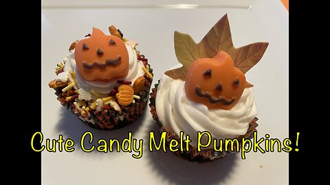 Pumpkin Candy Molds for Cupcakes!