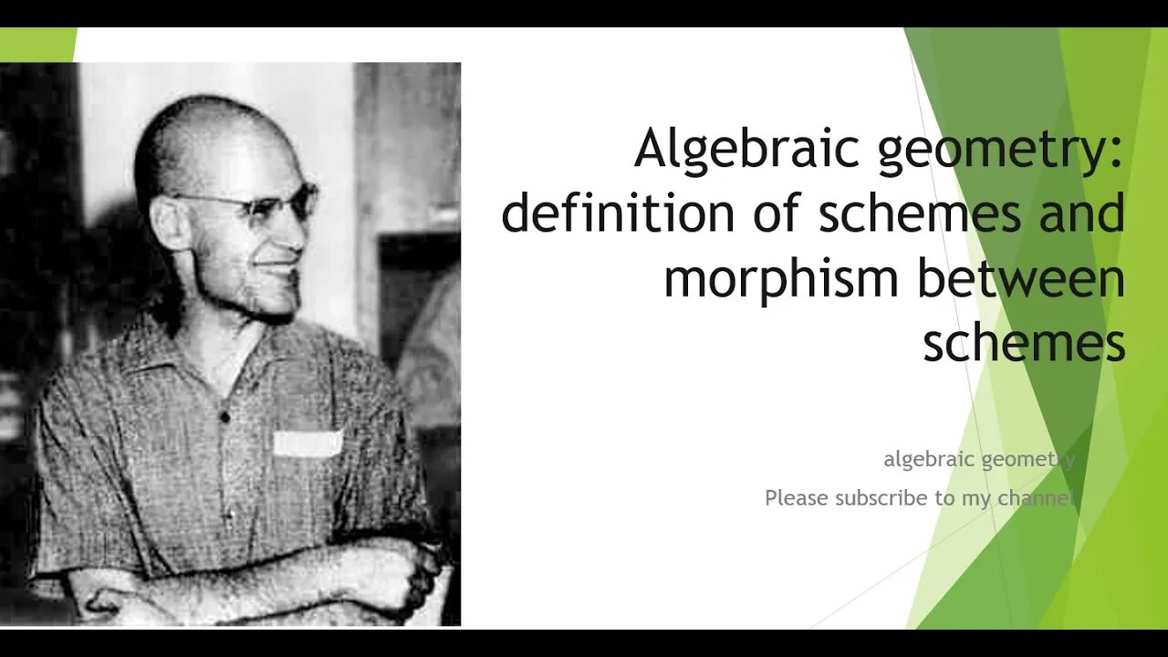 Algebraic geometry definition of schemes and morphism between schemes