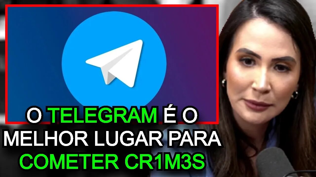 DELEGADA LUANA SOBRE O TELEGRAM (Podpah) FlowPah Cortes