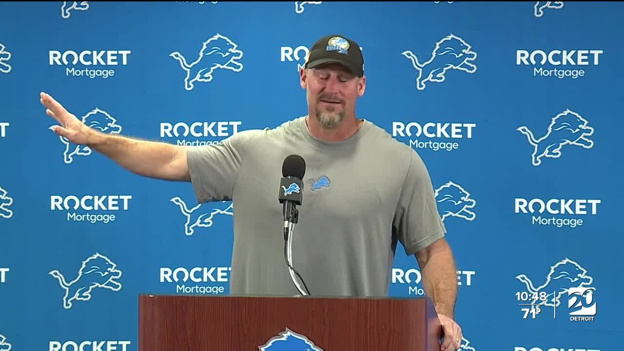 Keeping the Lions in check? Dan Campbell turns to a cheese metaphor