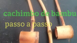 como fazer cachimbo @bambu total