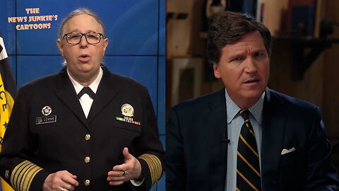 Tucker Carlson: "Rick from Boston is telling us he wants to be known as female Admiral Rachel Levine. Accept his lie or pay the consequences, bigot."