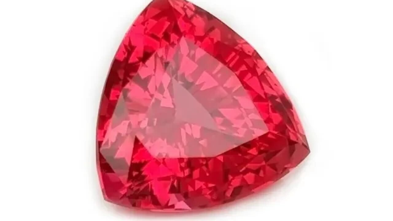 Chatham Created Trillion Padparadschas: Lab grown trillion padparadschas