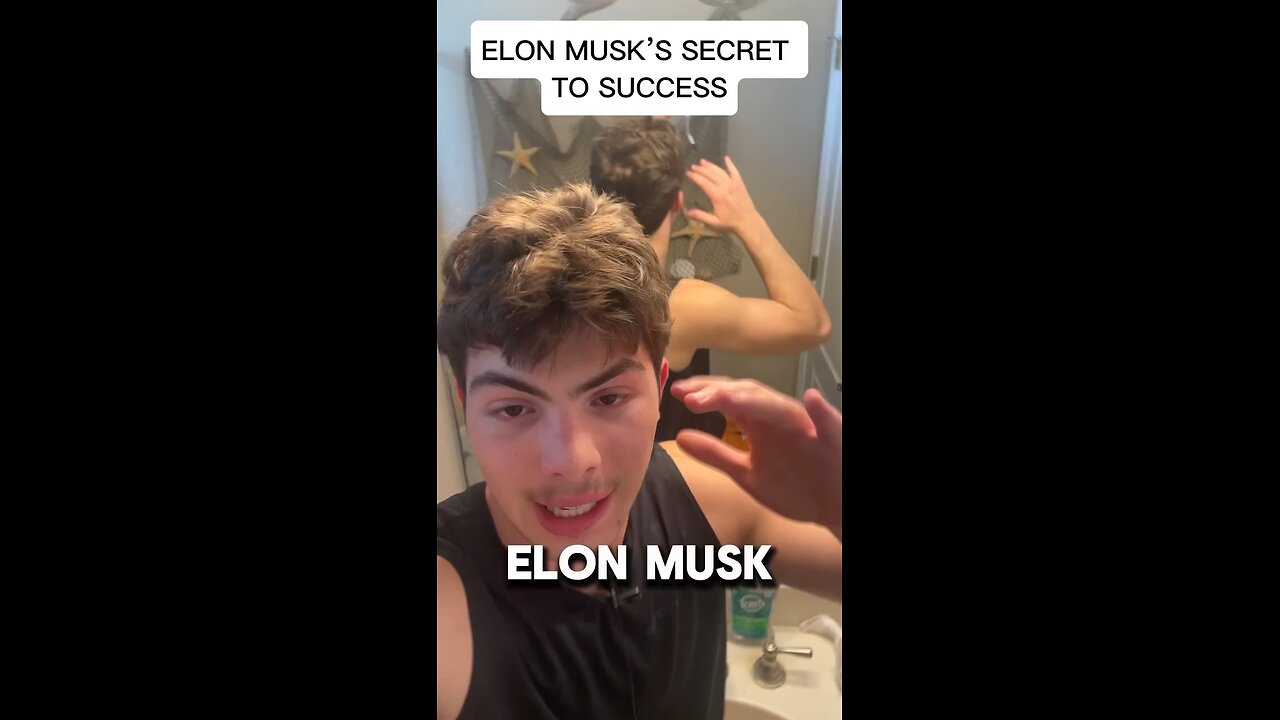 ELON MUSK’S SECRET TO SUCCESS💵