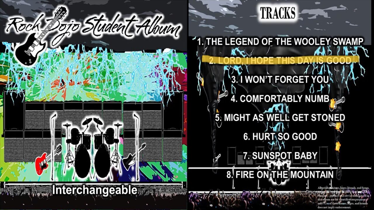 Rock Dojo Student Album #33 “Interchangeable”: Lord, I hope This Day is Good (Don Williams Cover) Track 2