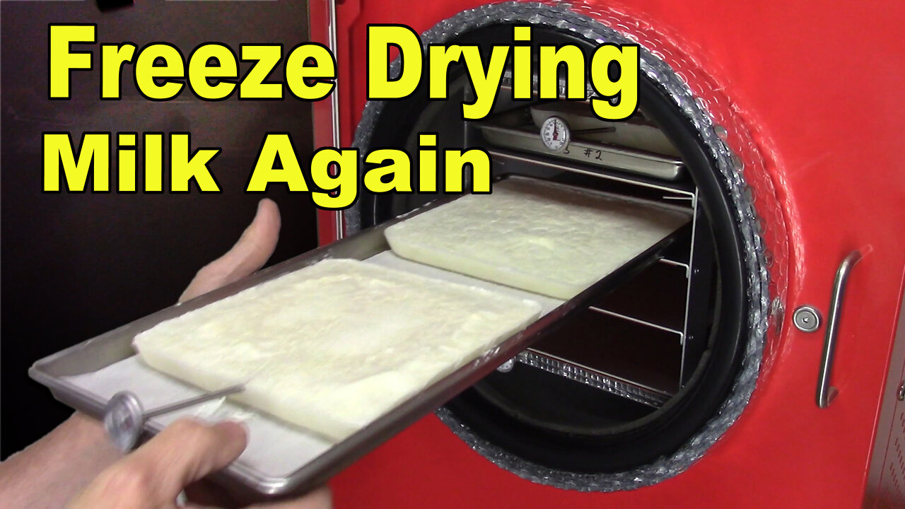 Freeze Drying Milk, Again (2021)