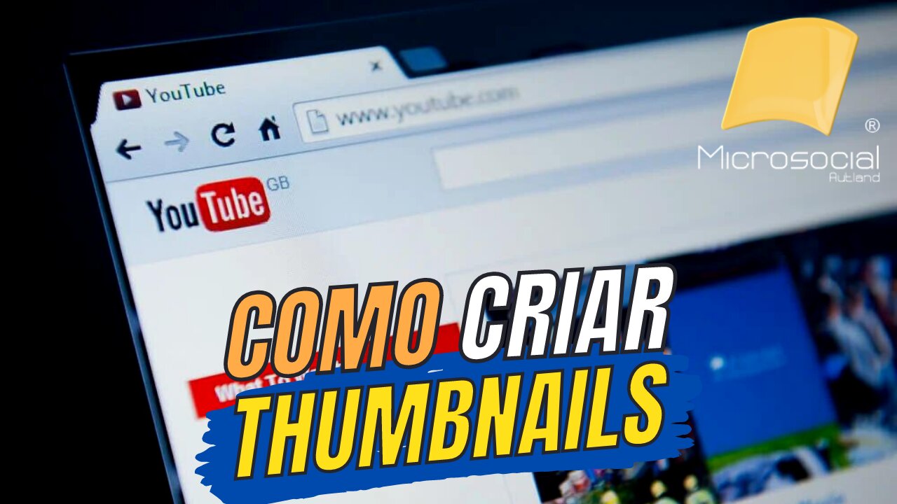 Como criar CAPINHAS [THUMBNAILS] para o YouTube de maneira SIMPLES e [BEM RÁPIDA]