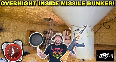 OVERNIGHT challenge inside of my NUCLEAR MISSILE BUNKER.