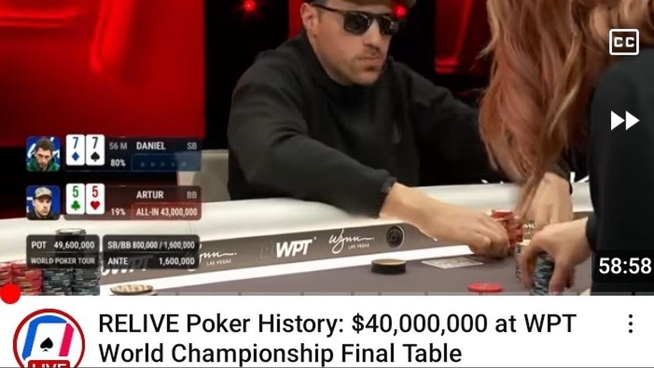 RELIVE POKER HISTRY WORLD CHAMPIOSHIP