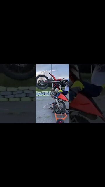 equipamento para treinar fazer grau na moto 😲😲