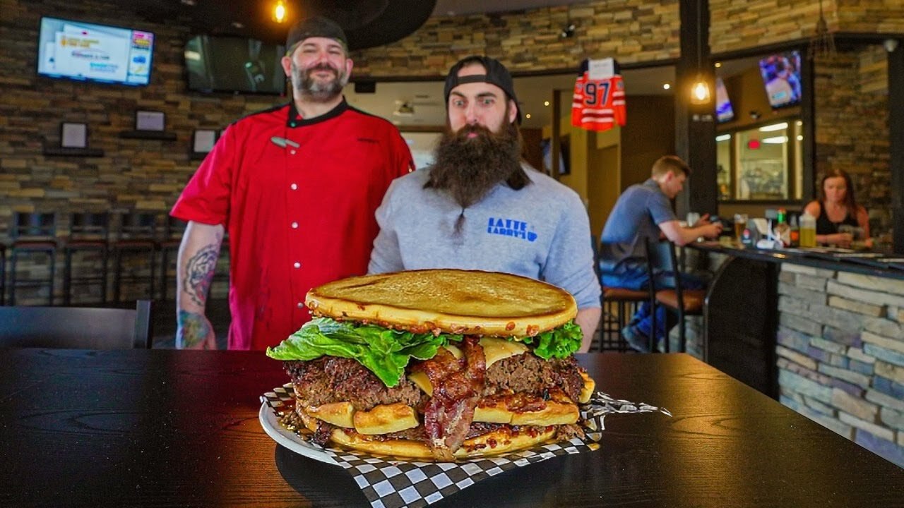 THE TOUGHEST CHALLENGE I'VE ATTEMPTED ALL YEAR! | THE 10LB 'BURGATORY' CHALLENGE | BeardMeatsFood