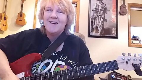 Radioactive- Imagine Dragons guitar lesson by Cari Dell