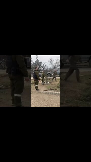 руські орки заряджають міномет і демонструють кадировським 🐏тик-токерам де смикнути за мотузку.