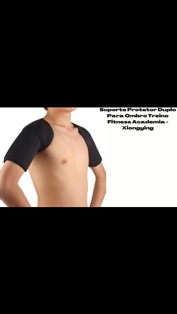 Apoie seus treinos com este protetor de ombro duplo