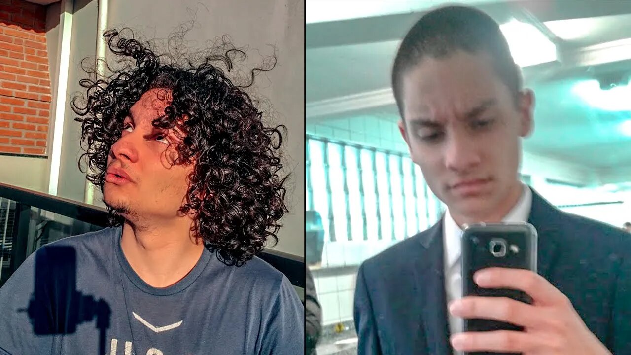 Cabelo Raspado X Cabelo Grande Masculino 🔥