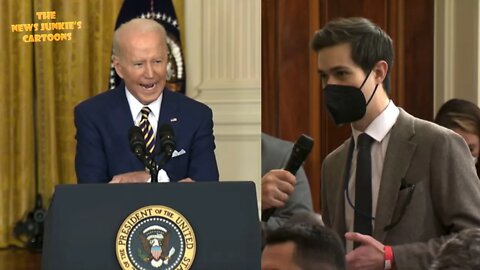 Biden snaps at a reporter for asking about his divisive "voting rights" speech.