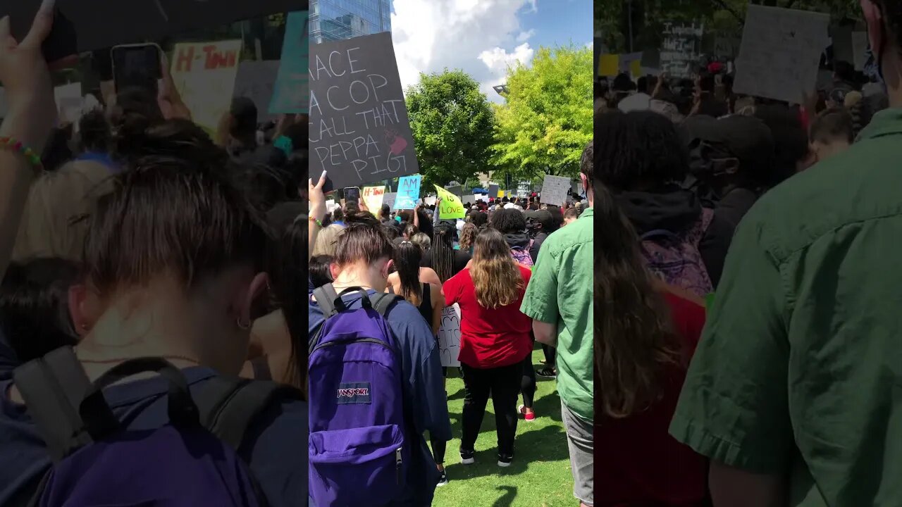 George Floyd protest Houston Tx 6/2/20