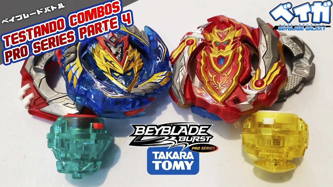 Testando combos Pro Series parte 4 - Beyblade Burst ベイブレードバースト