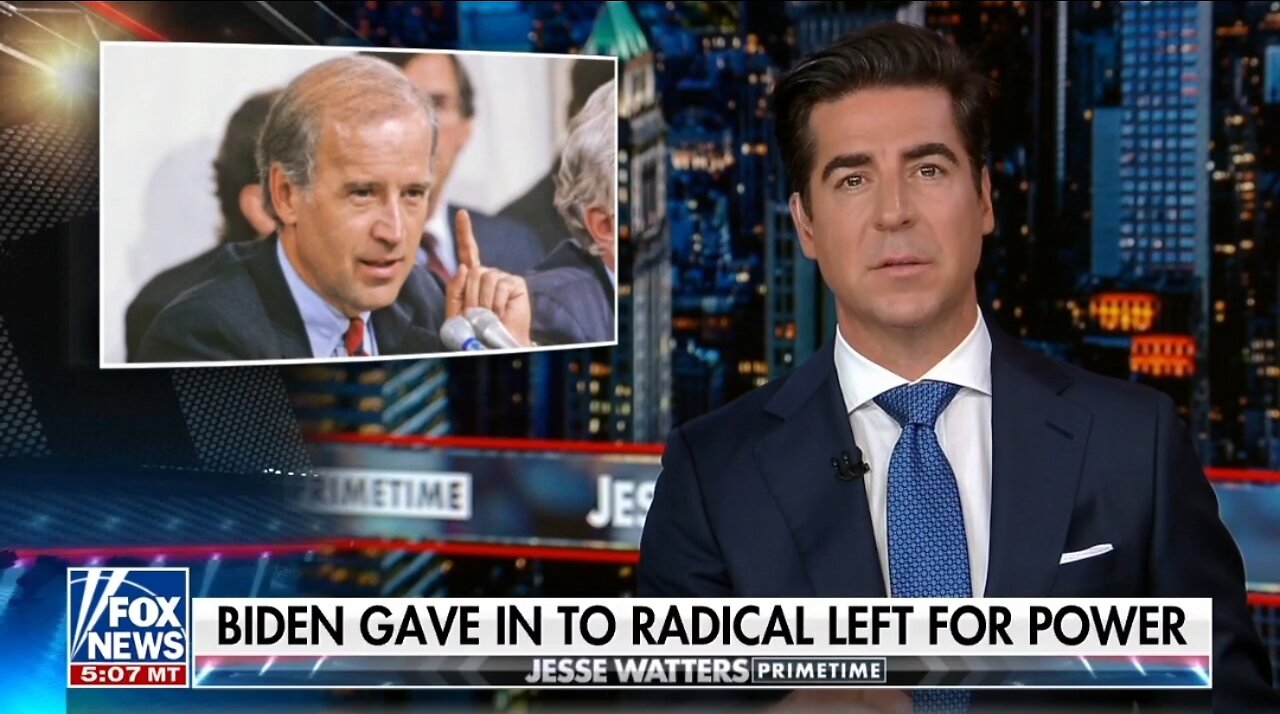 Jesse Watters: Biden Used To Be Tough On Crime But Has Given Into Radical Left