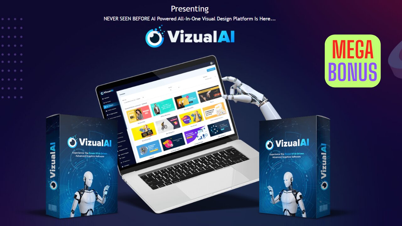 VizualAI - World's 1st AI Graphic Generator & More I Mega Bonuses Package