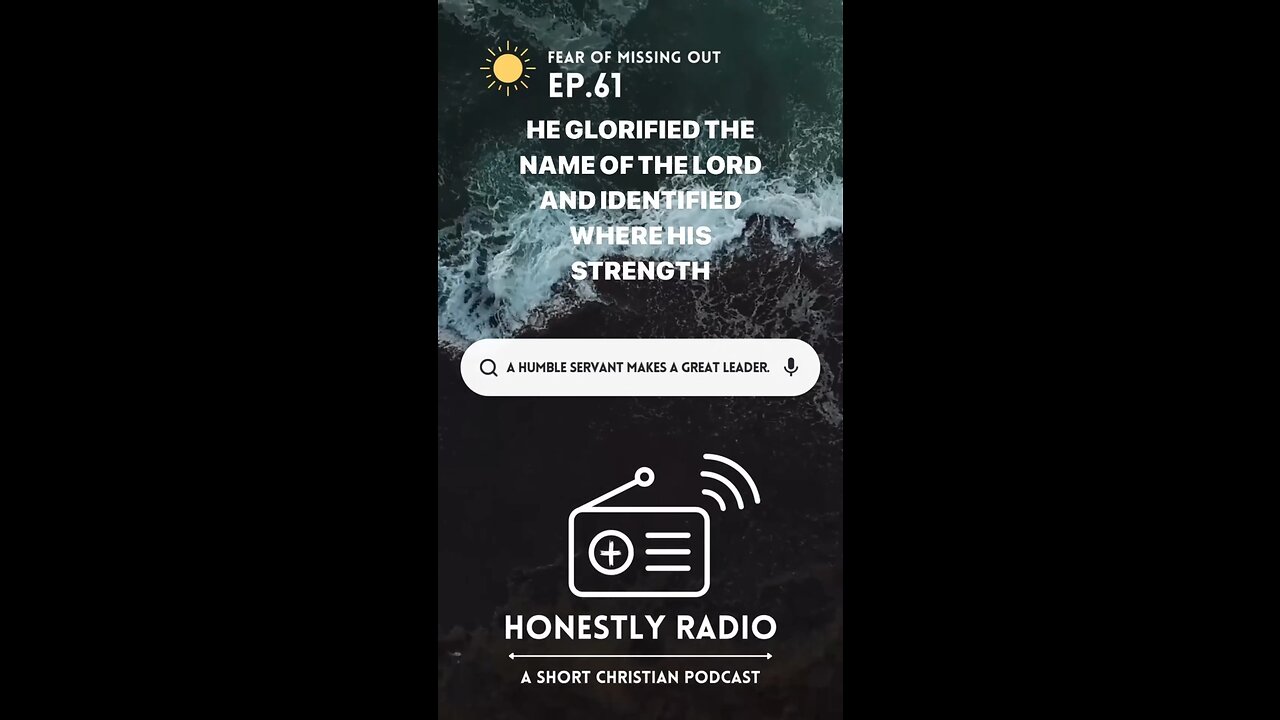 Humble Servant = Godly Leader. | Honestly Radio Podcast