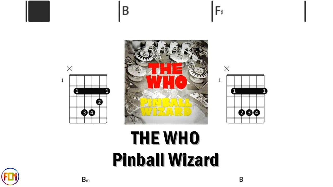 THE WHO Pinball Wizard - (Chords & Lyrics like a Karaoke) HD